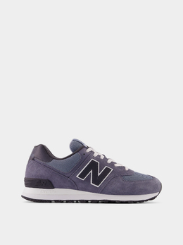 New Balance: Фиолетовые кроссовки  574