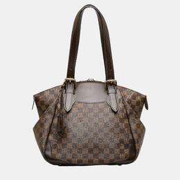 Louis Vuitton: Коричневая сумка 