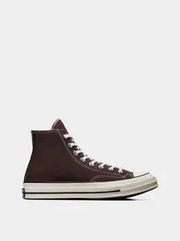 CONVERSE: Коричневые кеды  Chuck 70