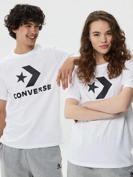 CONVERSE: Белая футболка 