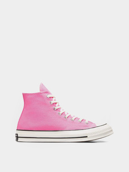 CONVERSE: Розовые кеды  Chuck 70