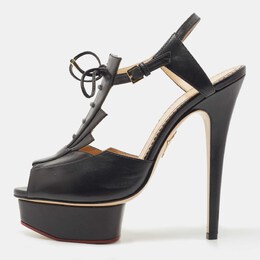 Charlotte Olympia: Чёрные сандалии 