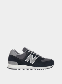 New Balance: Чёрные кроссовки  574