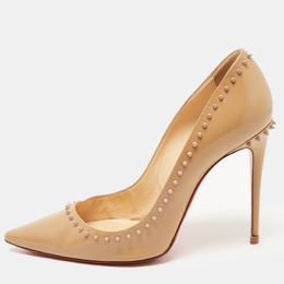 Christian Louboutin: Бежевые туфли 