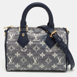 Louis Vuitton: Голубая сумка  Speedy