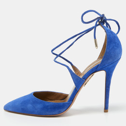 Aquazzura: Голубые туфли 