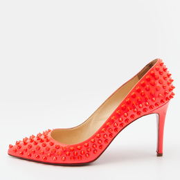 Christian Louboutin: Оранжевые туфли Pigalle