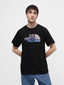 The North Face: Чёрная футболка  Mountain Line