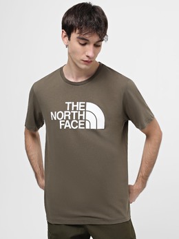 The North Face: Зелёная футболка 