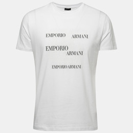 Emporio Armani: Белая футболка 