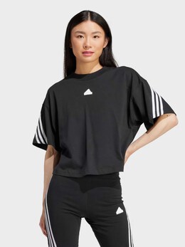 Adidas: Чёрная футболка 