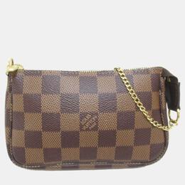 Louis Vuitton: Коричневая сумка  Pochette Accessoires