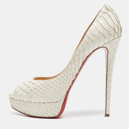 Christian Louboutin: Белые туфли 