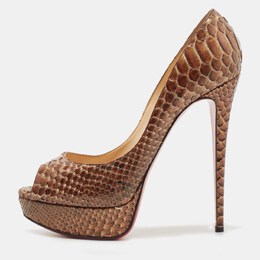 Christian Louboutin: Коричневые туфли 