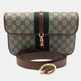 Gucci: Многоцветная сумка  Jackie