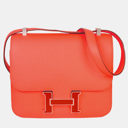 Hermes: Серебристая сумка 