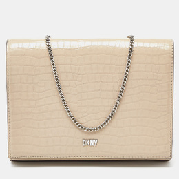 Dkny: Бежевая сумка 