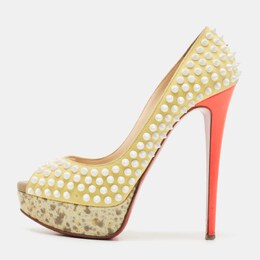 Christian Louboutin: Жёлтые туфли 