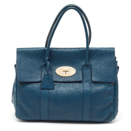 Mulberry: Голубая сумка  Bayswater