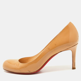 Christian Louboutin: Бежевые туфли 