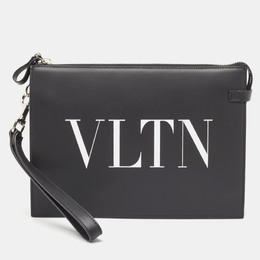 Valentino: Чёрный клатч VLTN