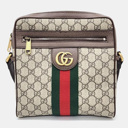 Gucci: Бежевая сумка  Ophidia