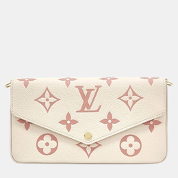 Louis Vuitton: Розовая сумка  Pochette