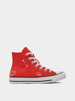 CONVERSE: Красные кеды  Chuck Taylor All Star