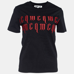 McQ by Alexander McQueen: Чёрная футболка 