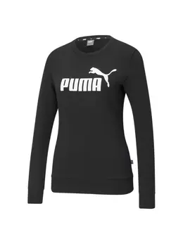 Puma: Чёрный свитшот  Ess