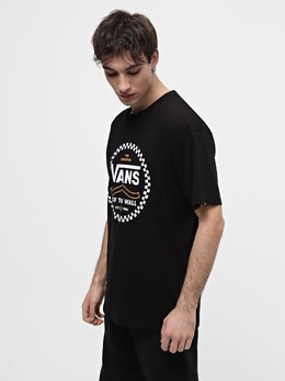 Vans: Чёрная футболка 