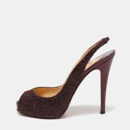 Christian Louboutin: Фиолетовые туфли 