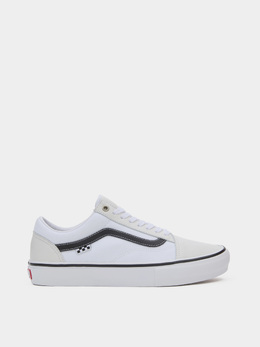 Vans: Белые кеды  Skate Old Skool