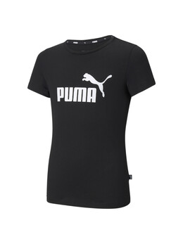 PUMA: Чёрная футболка  Ess