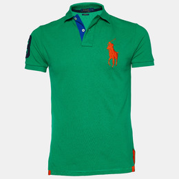 Polo Ralph Lauren: Зелёное поло 