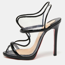 Christian Louboutin: Чёрные сандалии 