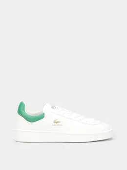 Lacoste: Белые кеды 