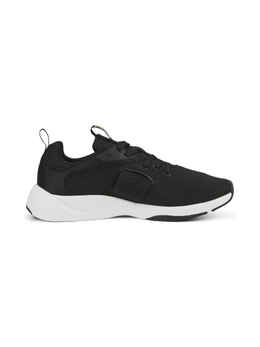 Puma: Чёрные кроссовки 
