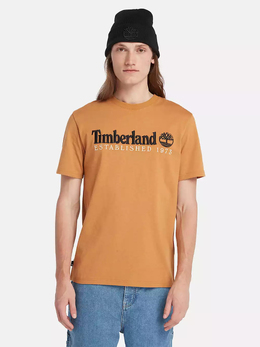 Timberland: Жёлтая футболка 