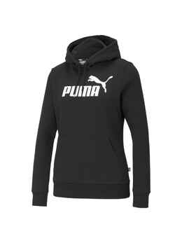 PUMA: Чёрная толстовка  Ess