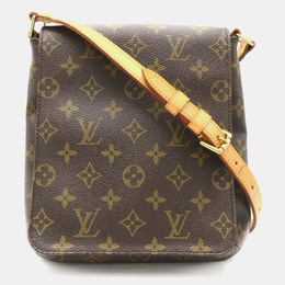 Louis Vuitton: Коричневая сумка  Musette