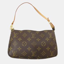 Louis Vuitton: Коричневая сумка  Pochette Accessoires