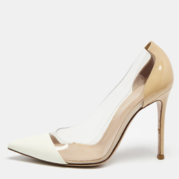 Gianvito Rossi: Бежевые туфли  Plexi