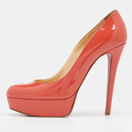 Christian Louboutin: Оранжевые туфли 