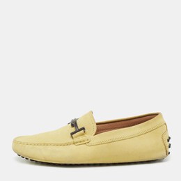 Tod's: Жёлтые туфли  Gommino Double T