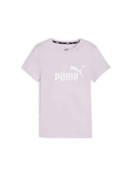 Puma: Фиолетовая футболка  Ess