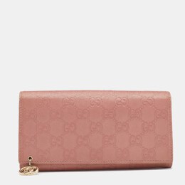 Gucci: Розовый кошелёк  Interlocking G