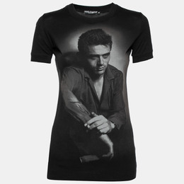 Dolce & Gabbana: Чёрная футболка  James Dean