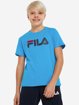 FILA: Голубая футболка 