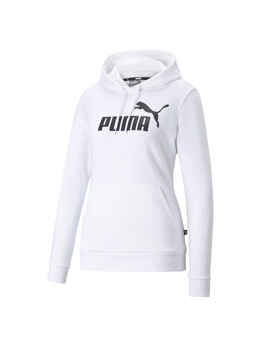 PUMA: Белая толстовка  Ess